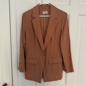 Nordstrom / Open Edit Mauve Oversized Blazer